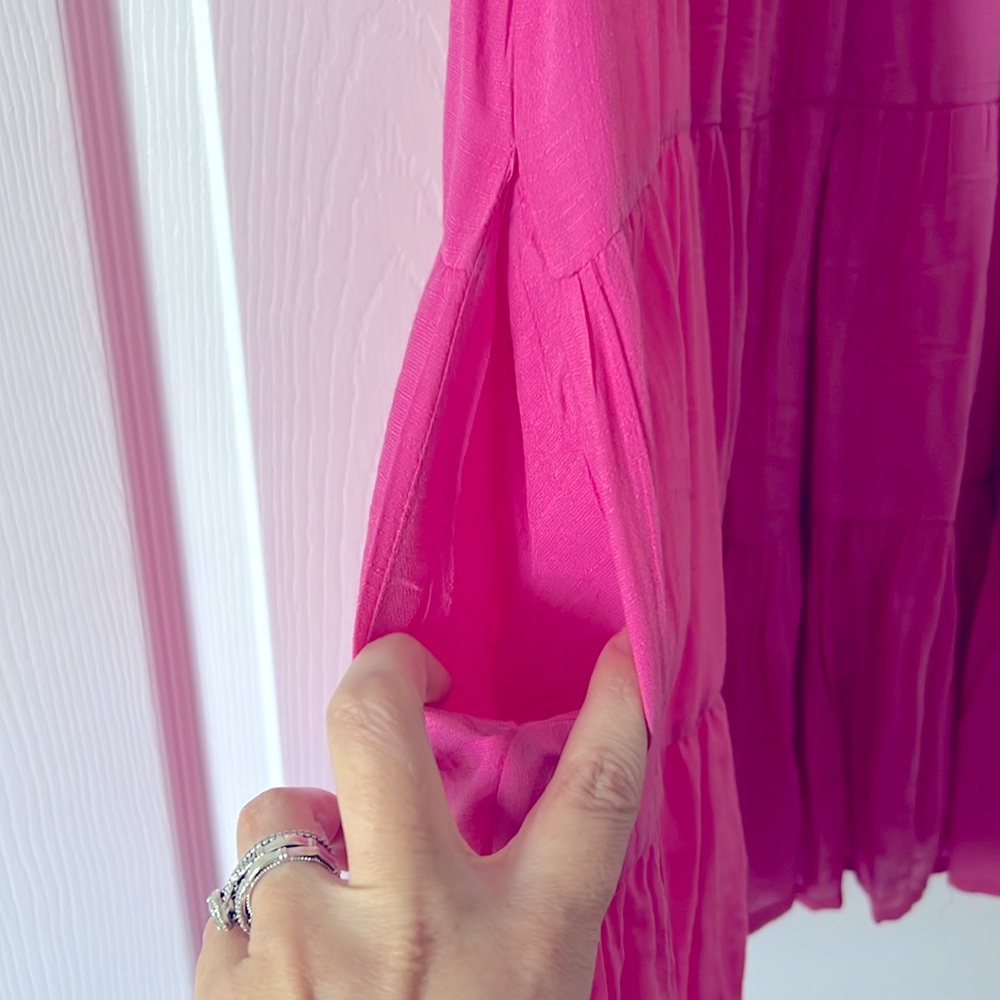 Pink Ruffle Dress - Picture 3 of 6
